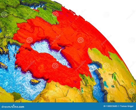 Map of Black Sea Region on 3D Earth Stock Illustration - Illustration of earth, symbol: 130023685