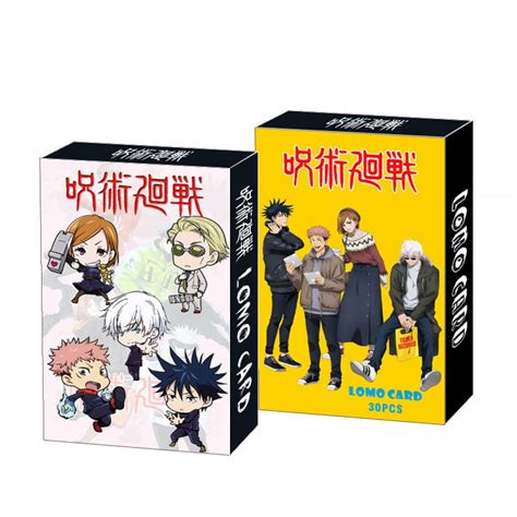 Goodern 30 Pcs Anmie Jujutsu Kaisen Lomo Cards Jujutsu Kaisen ...