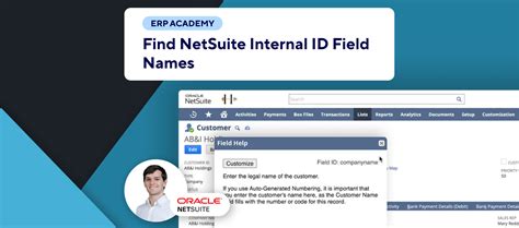 How To Find NetSuite Internal ID Field Names? | Kolleno