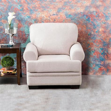 Buy Colorado Montrose Fabric 1-Seater Sofa - Beige from Home Centre at ...