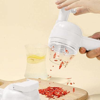 Cordless Vegetable Cutter Set, Electric Vegetable Chopper, Wireless ...