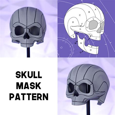 Foam Skull Pattern (DIGITAL DOWNLOAD) | Kinpatsu Cosplay