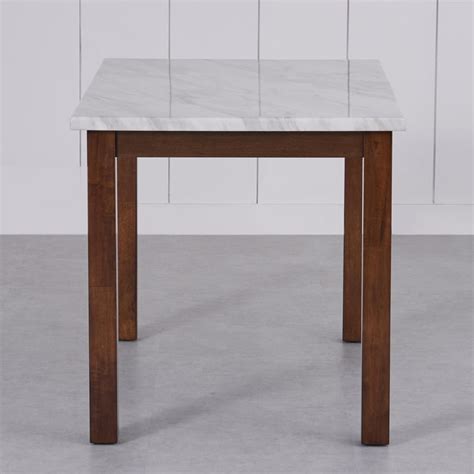 Buy Harmony Sia Faux Marble Top 4-Seater Dining Table - White from Home ...