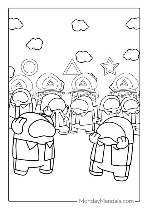 29 Squid Game Coloring Pages (Free PDF Printables)