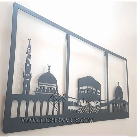 Masjid Al Aqsa, Masjid Al Haram, Masjid An Nabawi in Stainless Steel ...