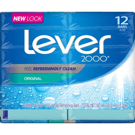 Lever 2000 Bar Soap Original 3.75OZ 12 Bars - Walmart.com