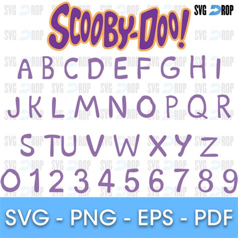 Scooby Doo Font SVG | SVG DROP