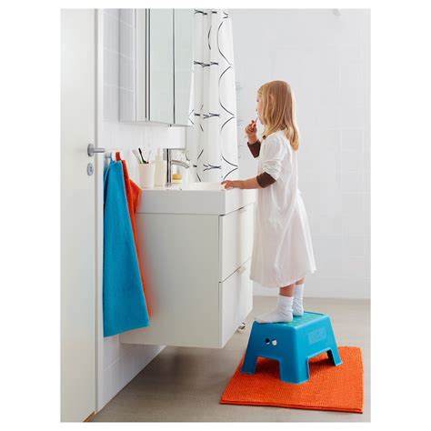 BOLMEN step stool, blue - IKEA
