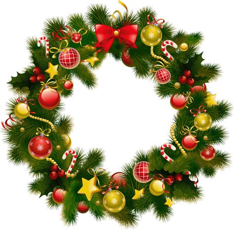 Christmas wreath PNG transparent image download, size: 1250x1230px