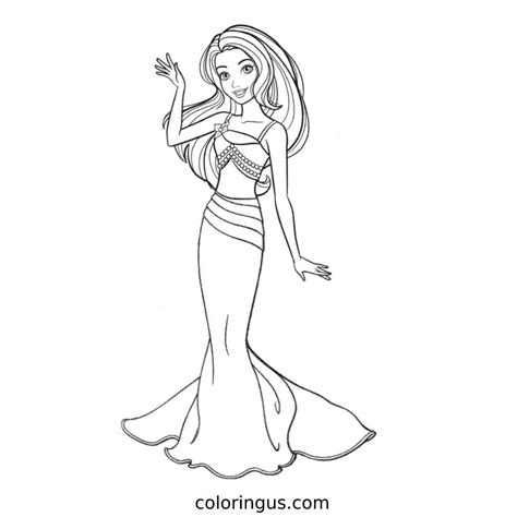 Barbie Coloring Pages (Free Printable PDF)