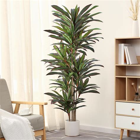 Artificial Floor Plants And Trees Triple Stem Sisal Tree | Artificial