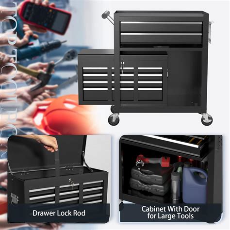GoBeyond Go Beyond 8-Drawer Tool Chest with Wheels, Tool India | Ubuy