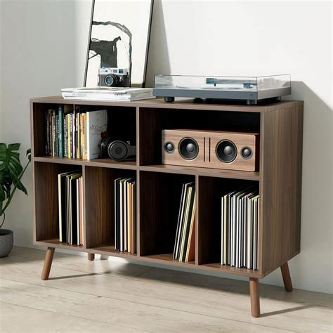 Cozy Castle Record Player Stand, Vinyl Record Storage for 350 Albums ...