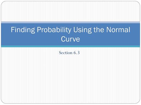 Image result for How to Find Normal Probability