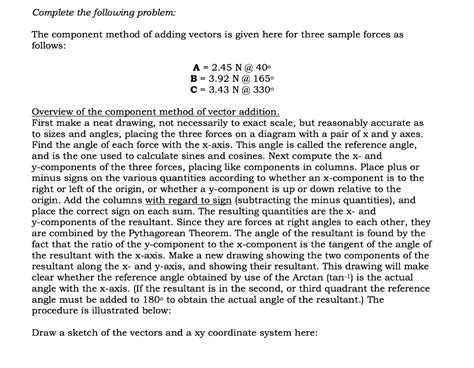 Image result for Component Method Problem