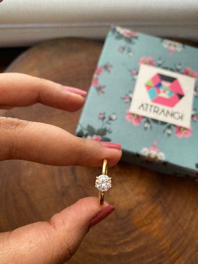 Buy Diamond Solitaire Rings For Women Online: Attrangi