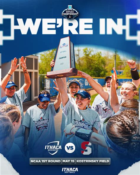 Ithaca College Softball | 🚨Mark your calendars, the 2025 schedule has ...