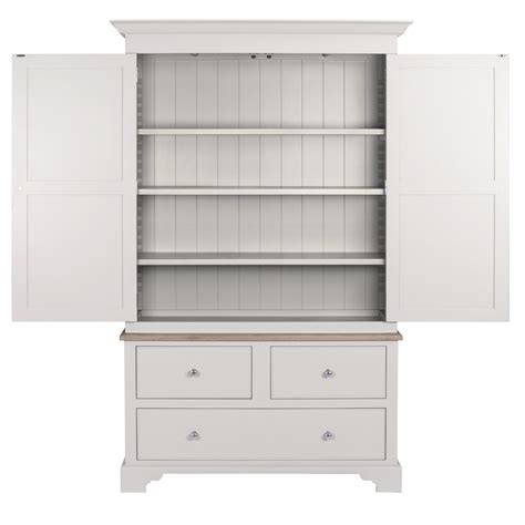 Neptune Chichester Housekeeper Cupboard, Shingle