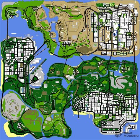 Gta San Andreas Ghost Town Map