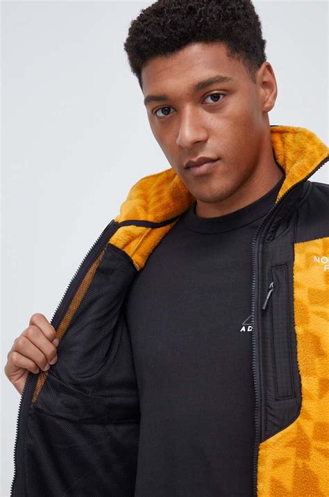 The North Face bluza męska kolor żółty wzorzysta | Answear.com