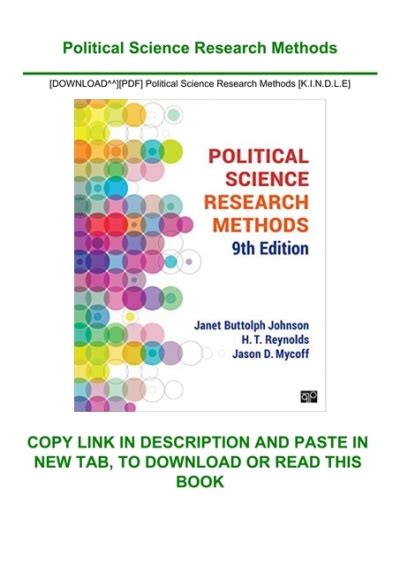 Political Science Research Methods 的图像结果