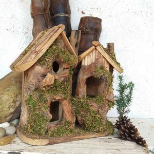 Calandis Wooden Bird Nest House Comfortable Bedding Birdhouse with ...
