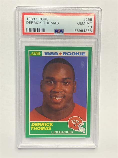 Derrick Thomas 1989 Score #258 Base Price Guide - Sports Card Investor