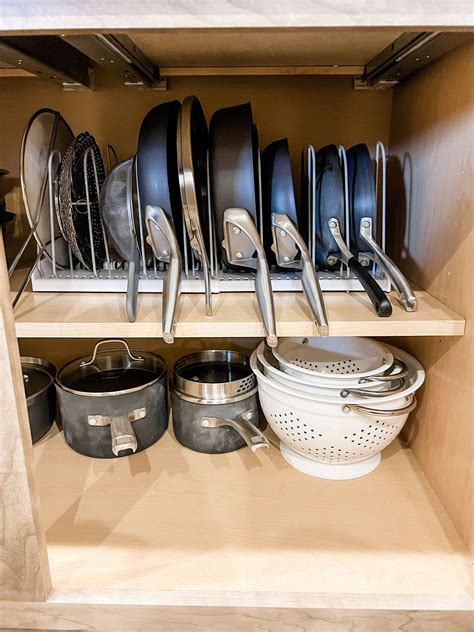 EVELOTS 6 Pot Lid Organizer for Cabinet or Pantry Wall - Cupboard Door ...