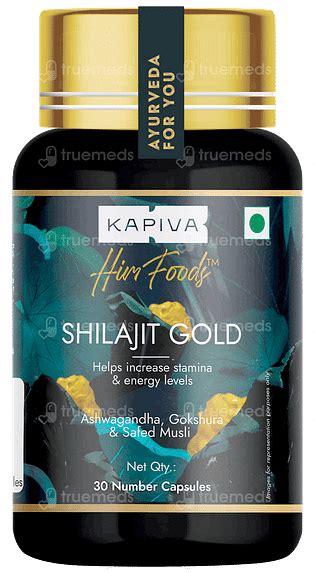 Kapiva Him Foods Shilajit Gold Capsule 30 - Uses, Side Effects, Dosage ...