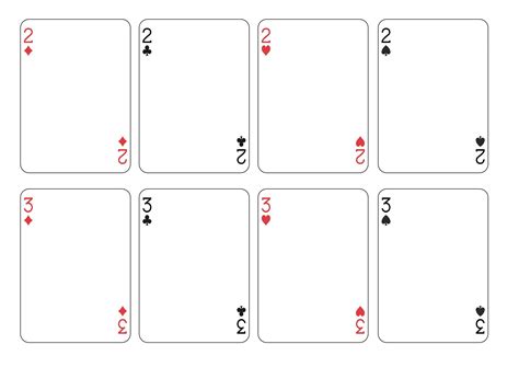 Full Deck Printable Playing Cards at Kurt Watson blog