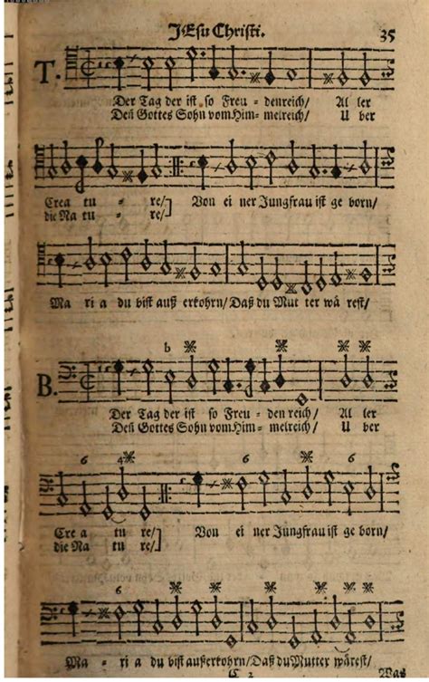 Chorale Melody: Der Tag, der ist so freudenreich