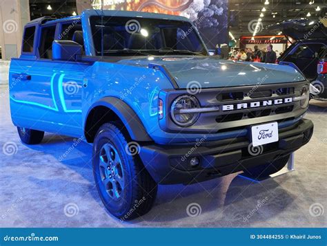 Philadelphia, Pennsylvania, U.S.Q - January 14, 2024 - the Light Blue Color of the New 2024 Ford ...