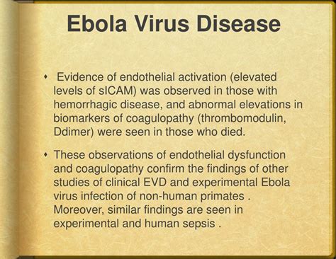 PPT - Update on Ebola Virus Disease Outbreak: Impacts, Treatment, and ...