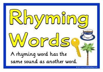 Rhyming words 1st - 2nd Grade Flashcard | Wayground