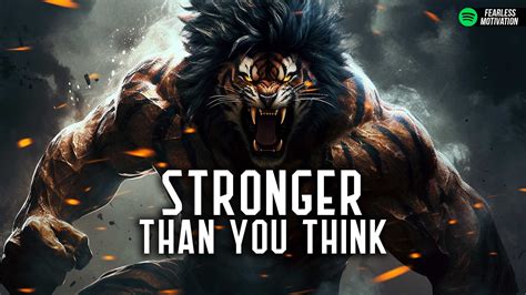 Stronger Than You Think (THE SONG) Fearless Motivation (Lyrics) - Fearless Motivation ...