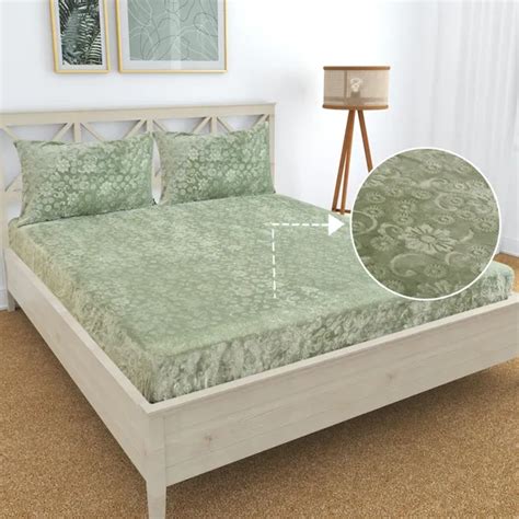Brownsheets PREMIUM 500 TC HEAVY VELVET WARM FITTED BEDSHEET WITH ...