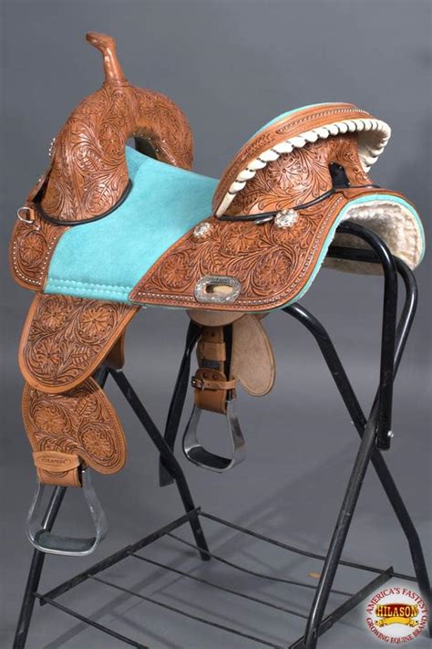 Buy HILASON Western Horse Saddle Americanleather Treeless Trail Barrel ...