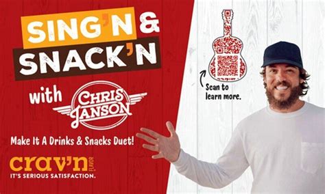 Country Singer Snack Partnerships : Crav’n Flavor and Chris Janson