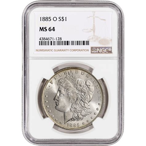 1885 O US Morgan Silver Dollar $1 - NGC MS64 [MORGAN-85-O-N-MS64-NSL ...