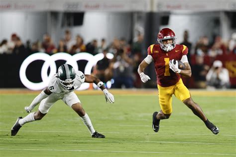 Makai Lemon and USC defeat Michigan State to remain unbeaten - Los ...