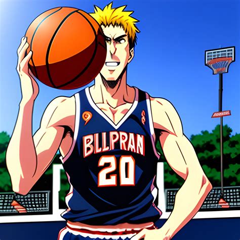 boy playing basketball, anime - Arthub.ai