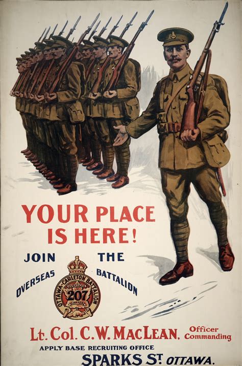 Canadian World War 1 Posters