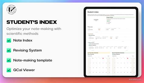 Index For Students