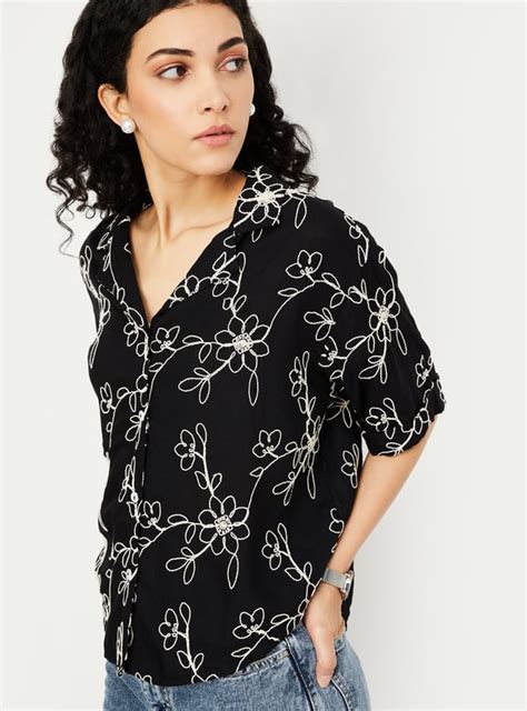 Buy Women Oversized Embroidered Top Online at just Rs. 999.0 ...
