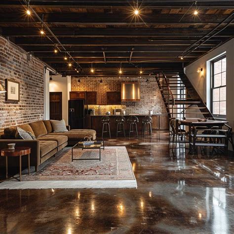 8+ Sleek Basement Flooring Ideas with Polished Concrete