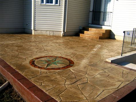 Stamped Concrete Patio Designs by Greystone Masonry | PATIOS