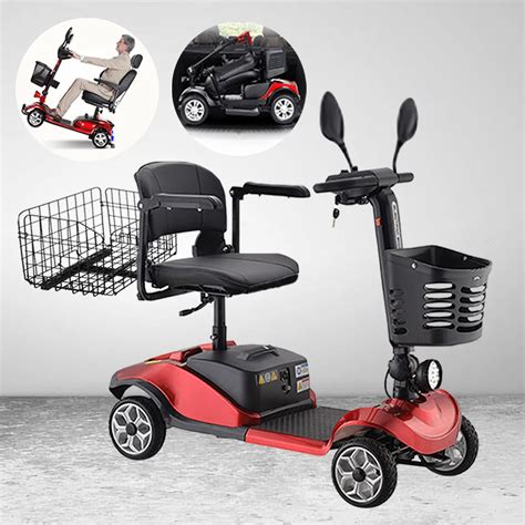 PORIYA Folding Electric Mobility Scooter With 35KM Range, 150KG ...