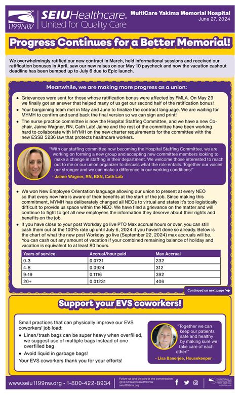 MultiCare Yakima Memorial Hospital Archives - SEIU Healthcare 1199NW