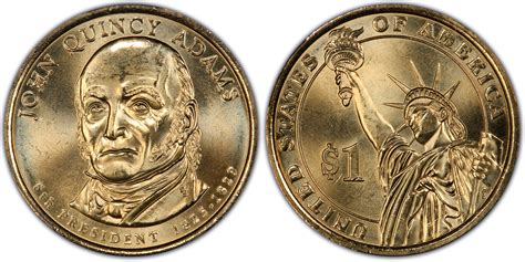 Images of Presidential Dollars 2008-D $1 John Quincy Adams Position A ...