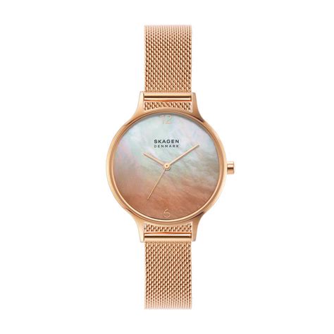 Buy Skagen Anita Rose Gold Watch SKW3107 (M) Online